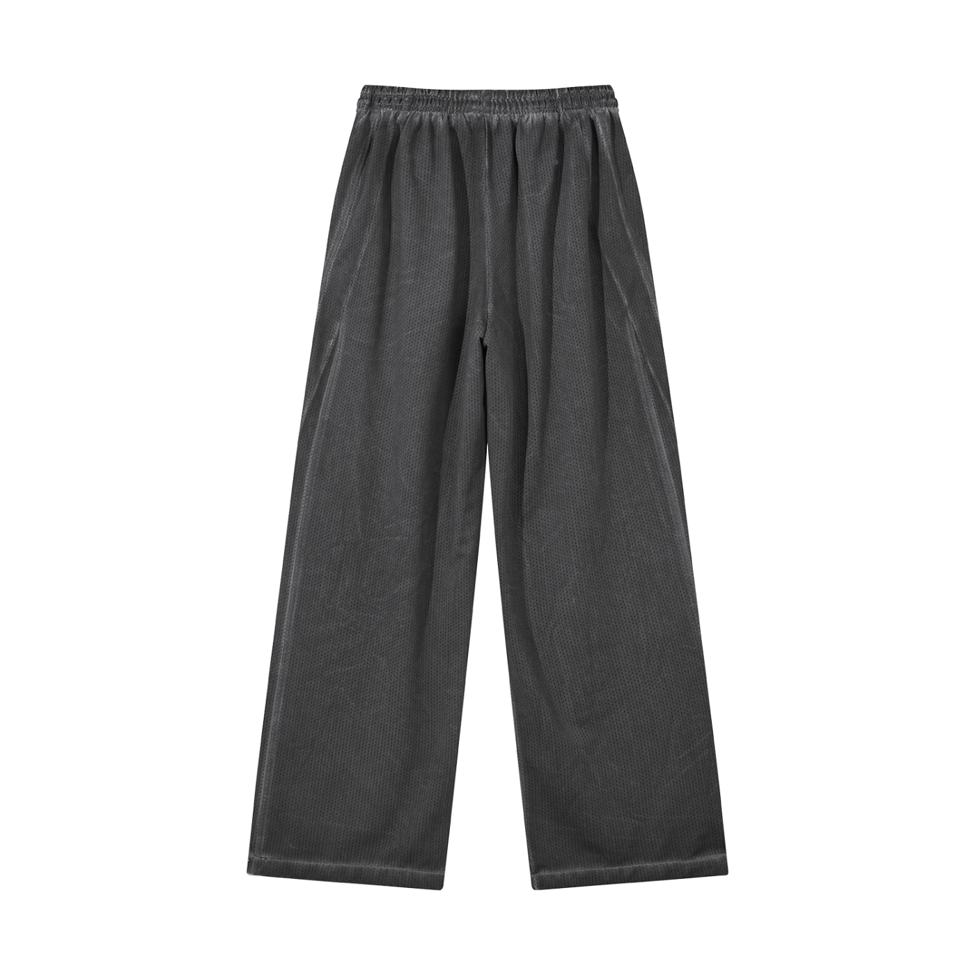 Charcoal Wash Unisex Wide-Leg Track Pants