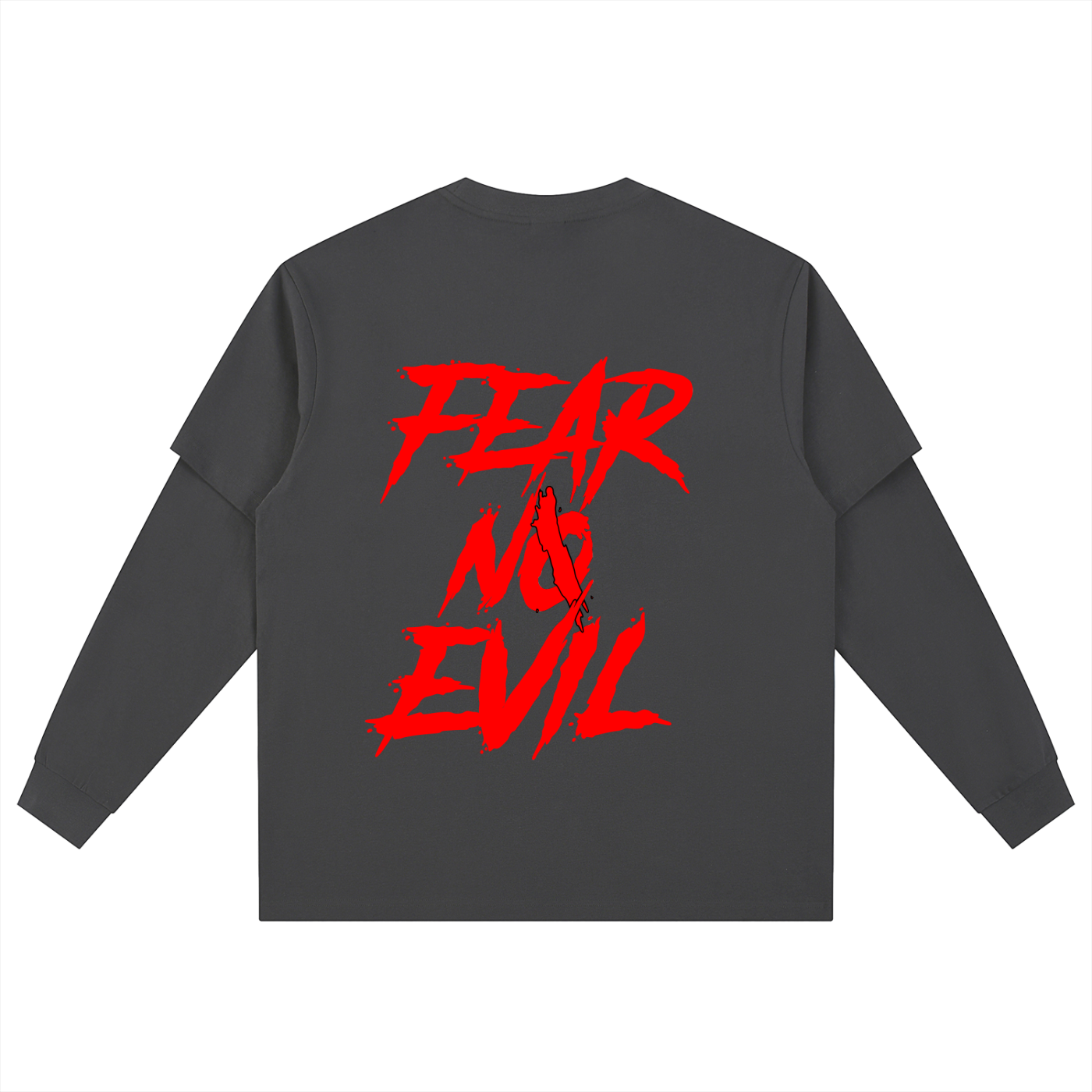 Zero Glory Layered Long Sleeve Oversized Tee by Shannon Spence