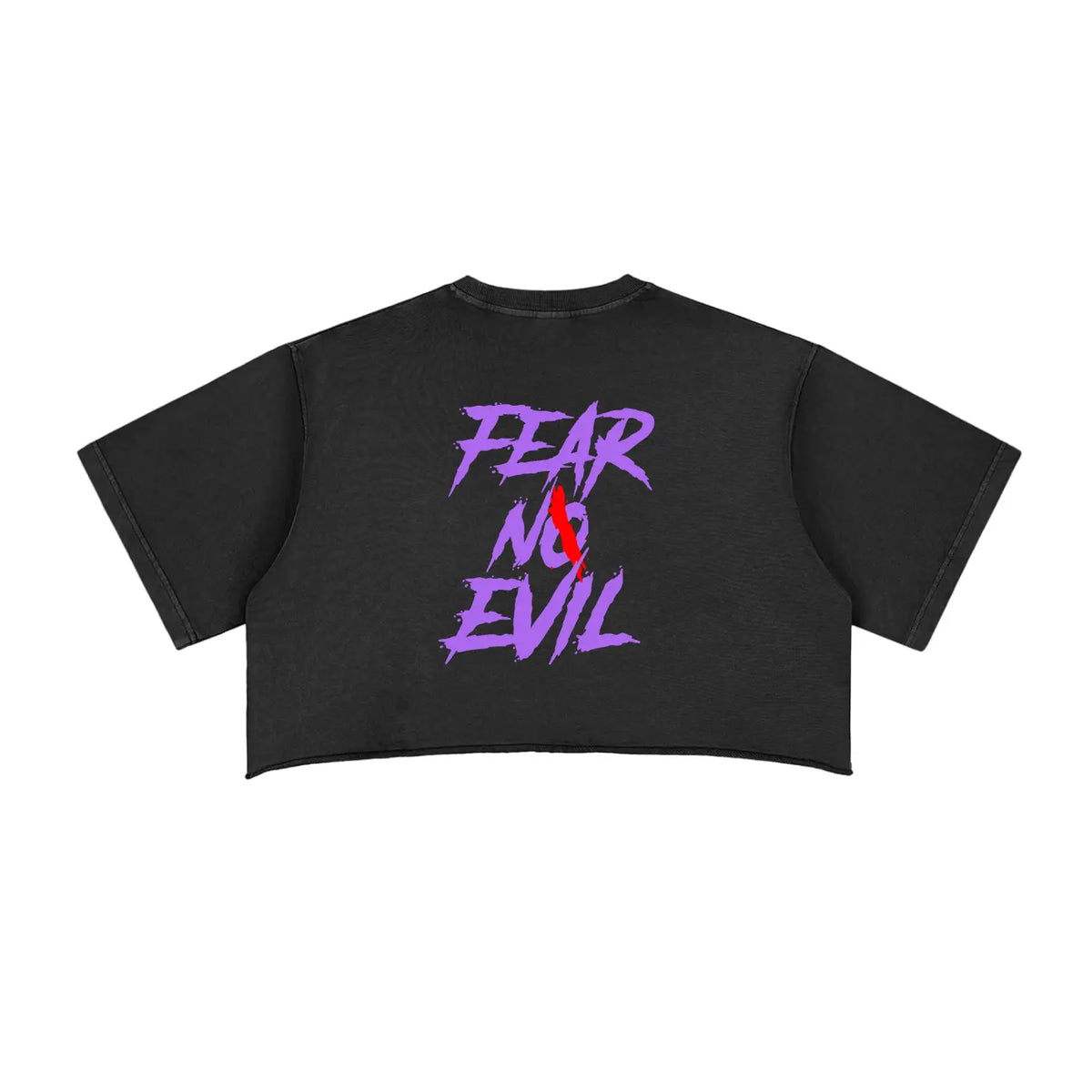 Purple crop top cotton
