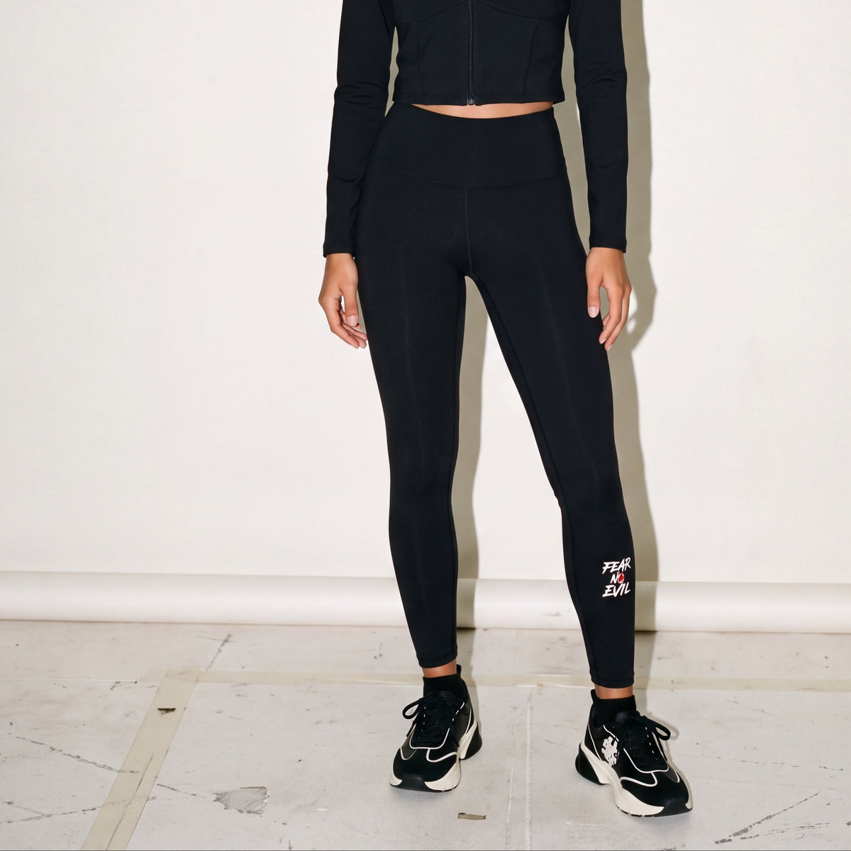Women's Training Leggings — Fear No Evil by Zero Glory