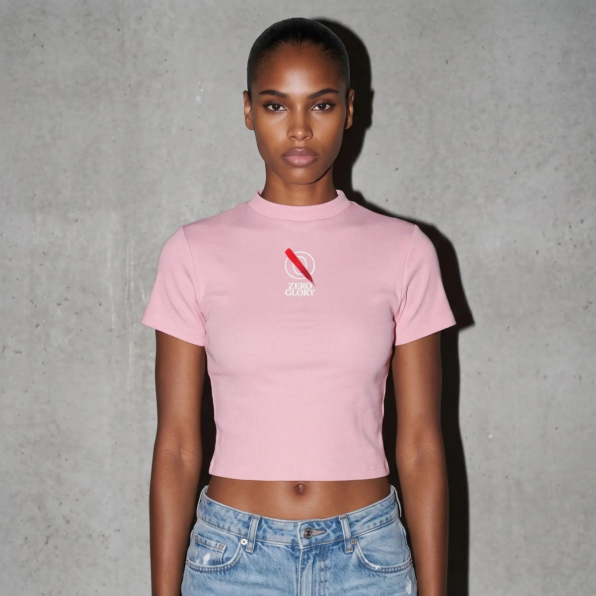 Women's Chic Mock Tee - Christian athletic streetwear