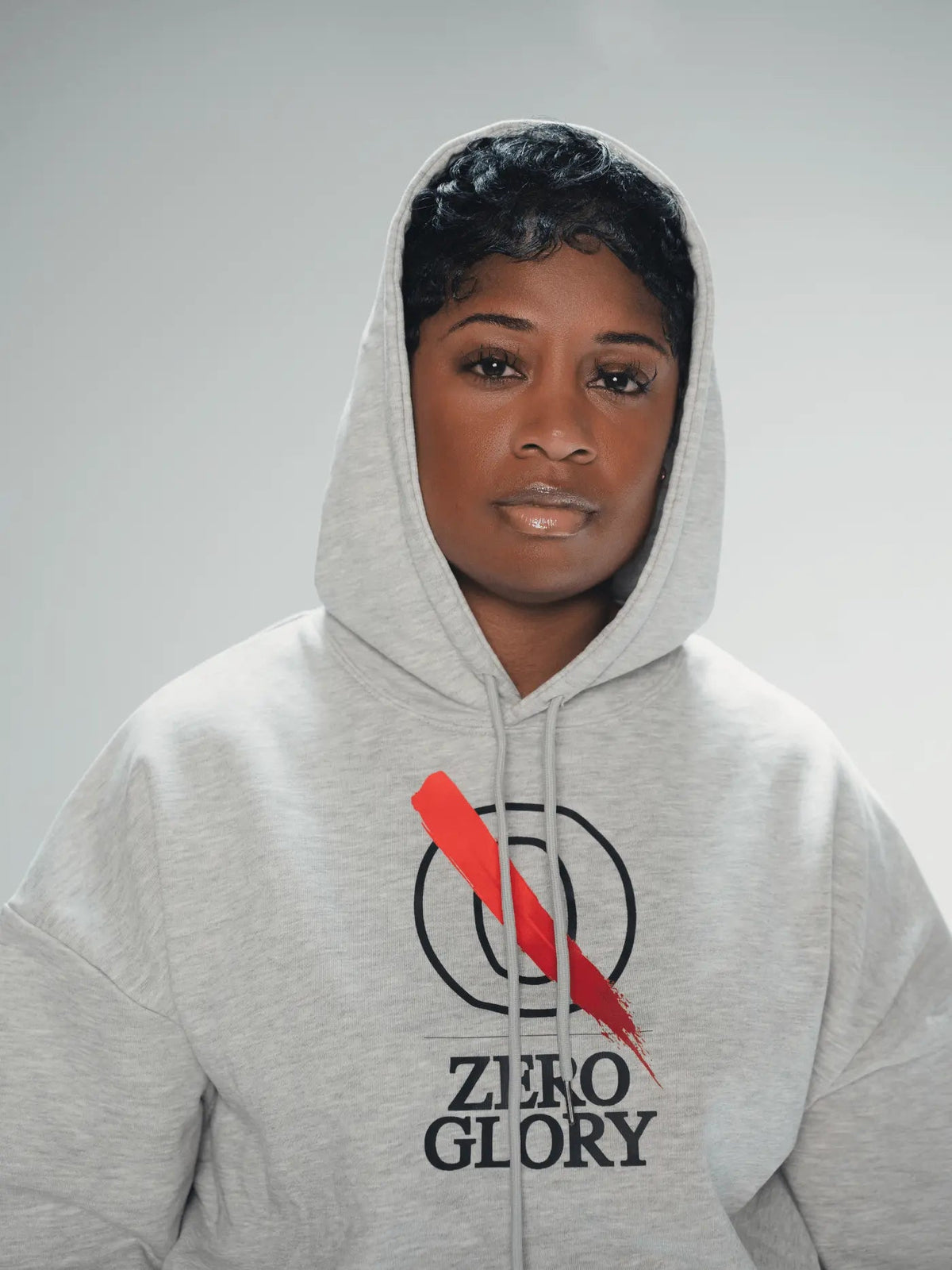 none of me all of him meaning article image featuring a person wearing a Zero Glory hoodie.