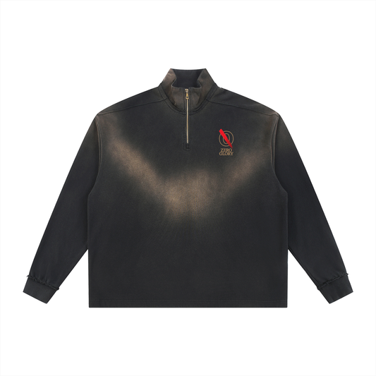 Zero Glory Quarter-Zip Sweatshirt by Shannon Spence