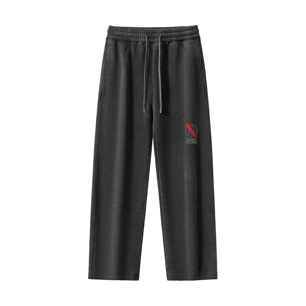 Zero Glory Washed Fleece Sweatpants in overcast gray with a straight-leg silhouette and vintage-inspired design.