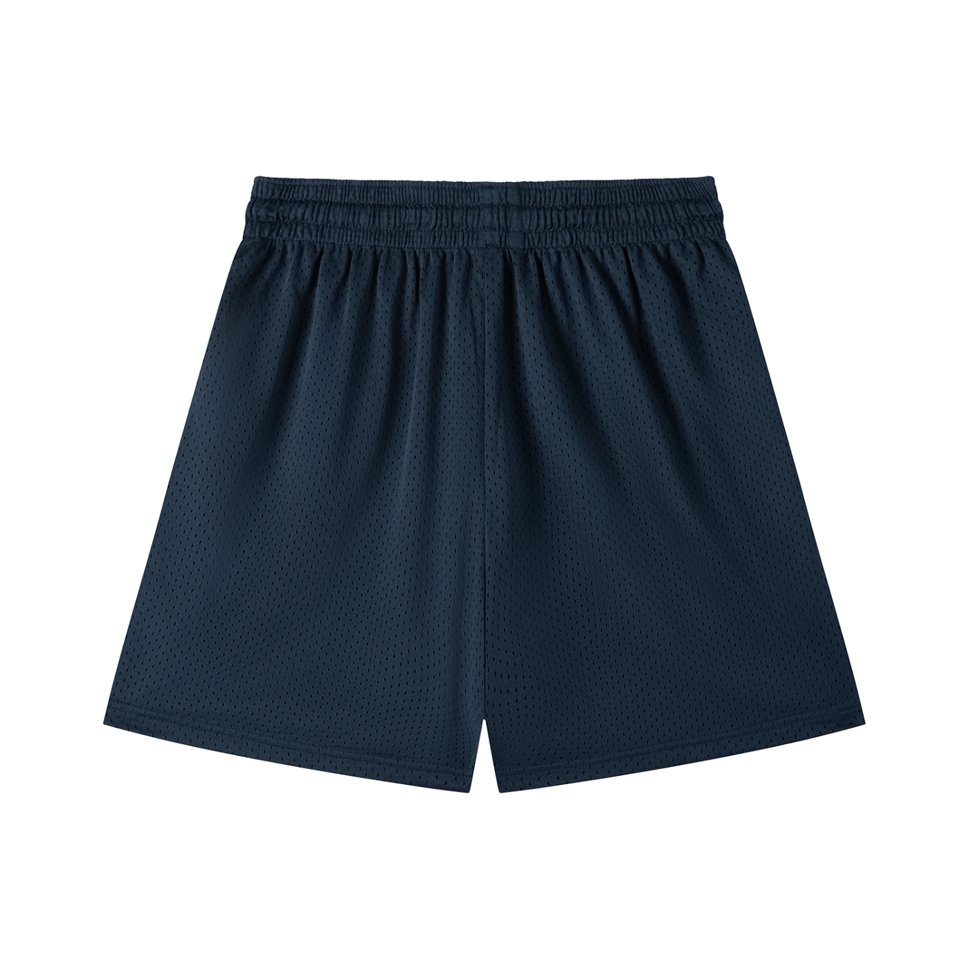 Zero Glory Deep Blue Mesh Drawstring Shorts by Shannon Spence