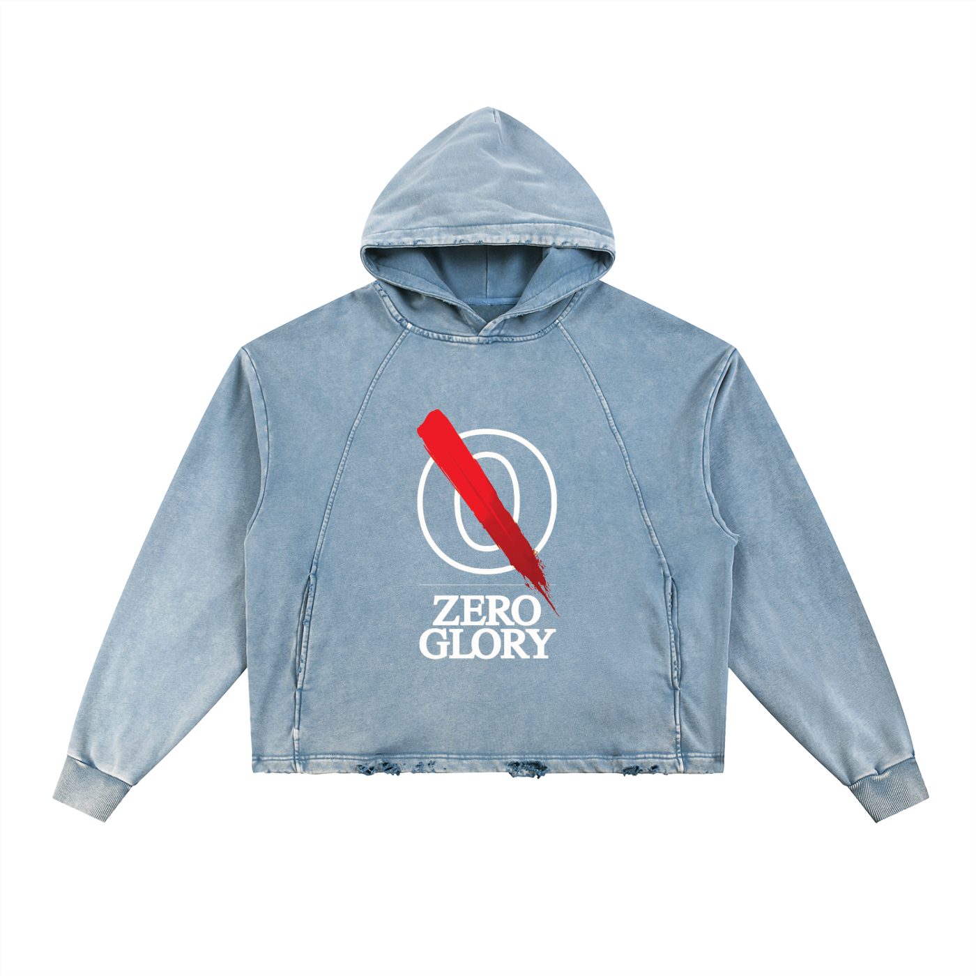 Denim Hoodie by Zero Glory