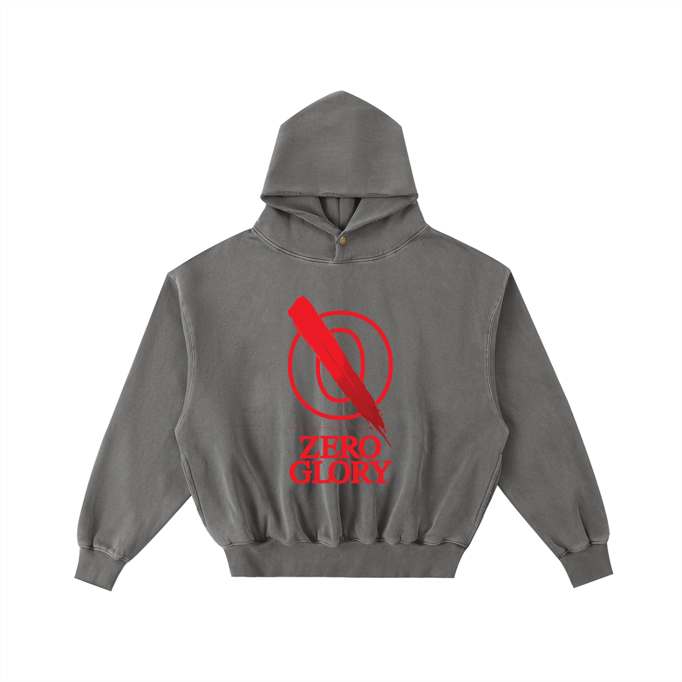 Fear No Evil Stealth Dark Gray Hoodie by Zero Glory