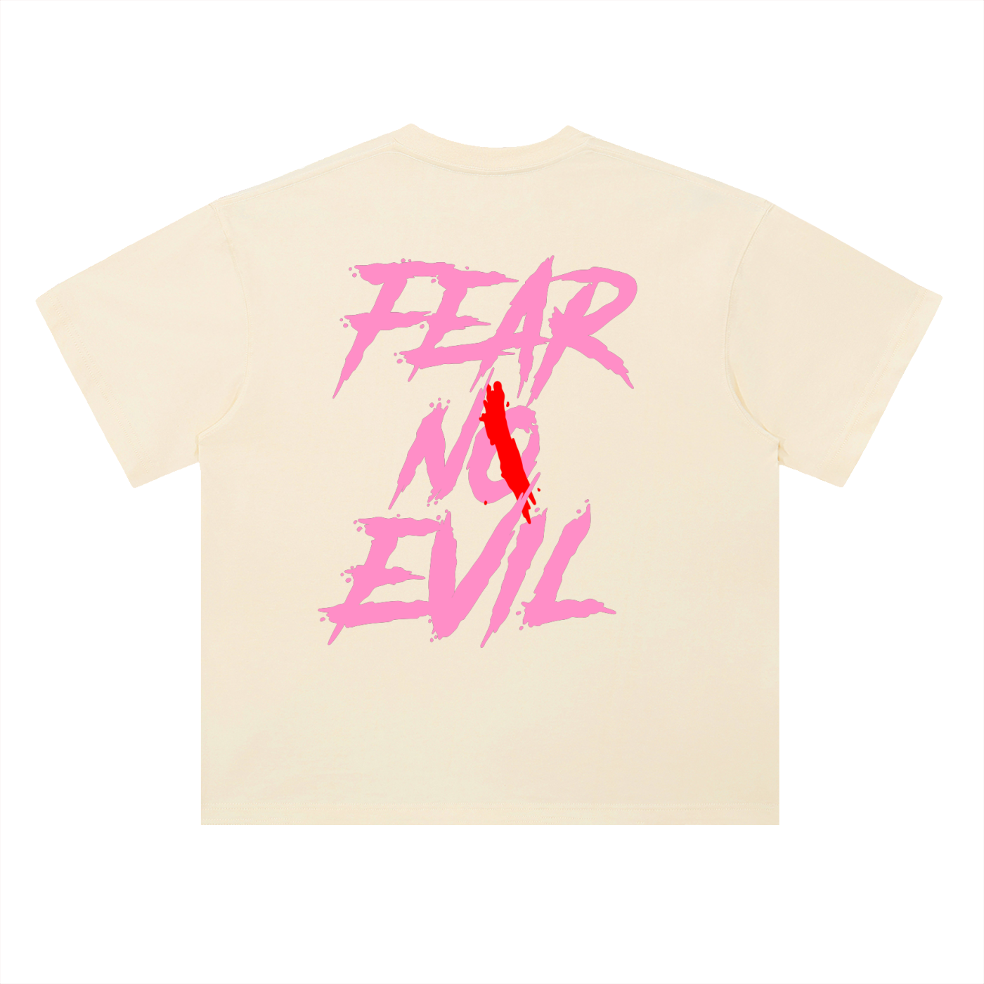 Vintage Unisex Pink/Cream Tee by Zero Glory