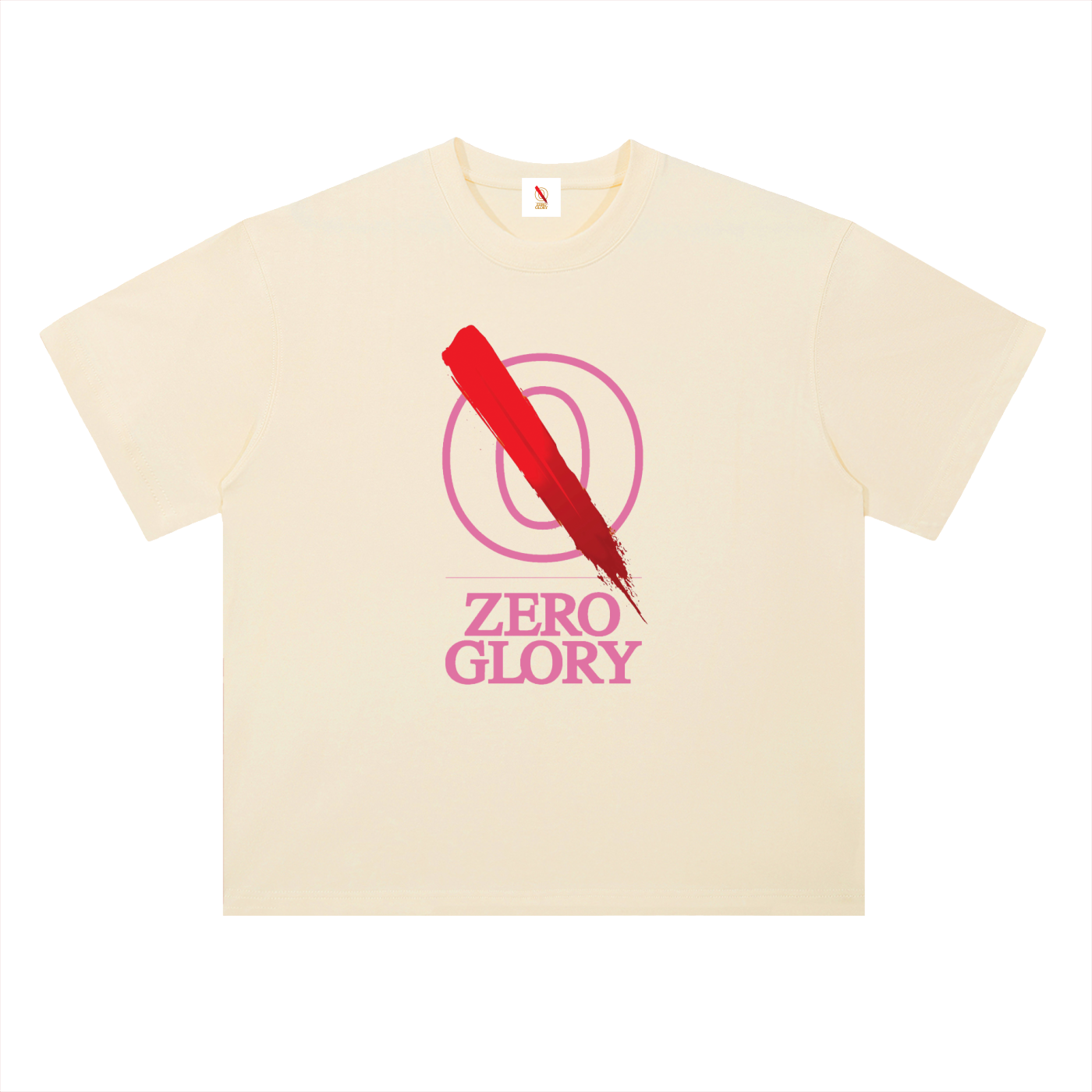 Vintage Unisex Pink/Cream Tee by Zero Glory