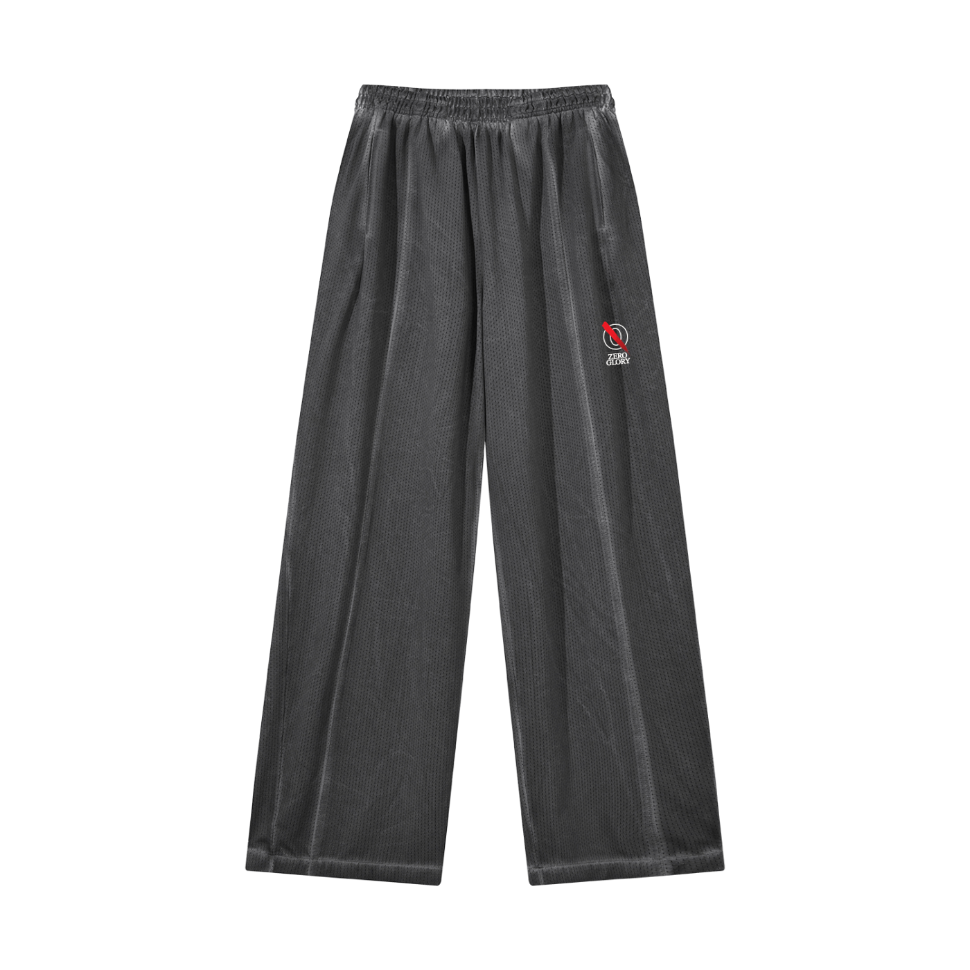 Charcoal Wash Unisex Wide-Leg Track Pants
