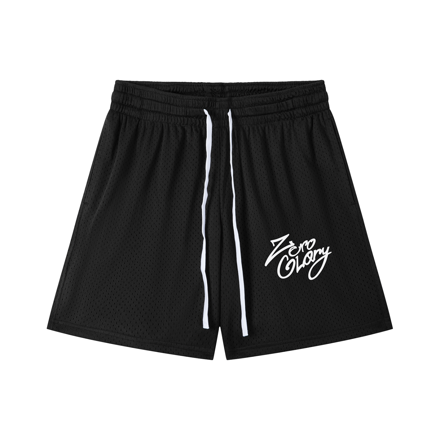 Zero Glory Mesh Drawstring Shorts by Shannon Spence