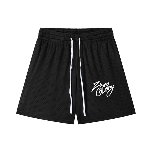 Zero Glory Mesh Drawstring Shorts by Shannon Spence