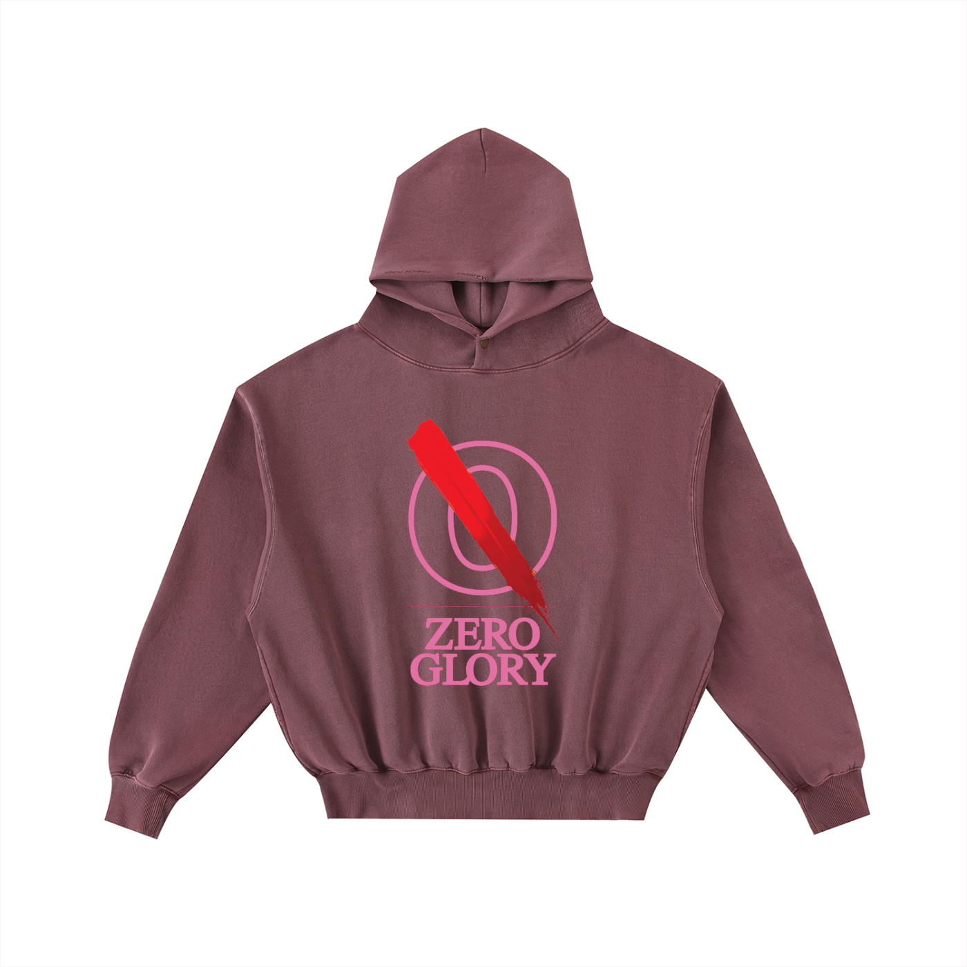 Unisex Pepto Fleece Hoodie by Zero Glory