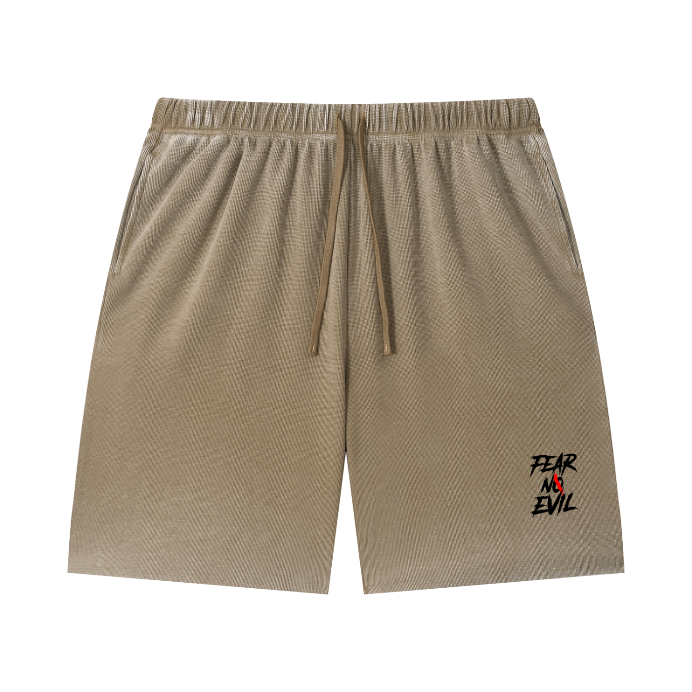 Fear No Evil Refined Waffle Shorts