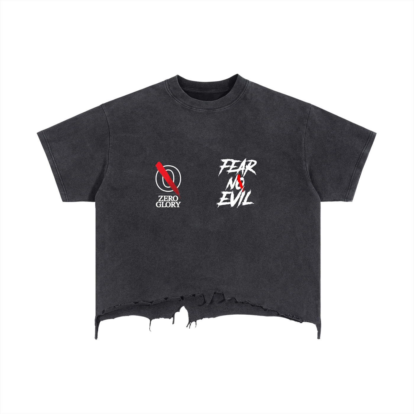 Zero Glory Boxy Distressed Casual Shirt by Shannon Spence