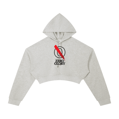 Zero Glory Women's Cropped Hoodie by Shannon Spence
