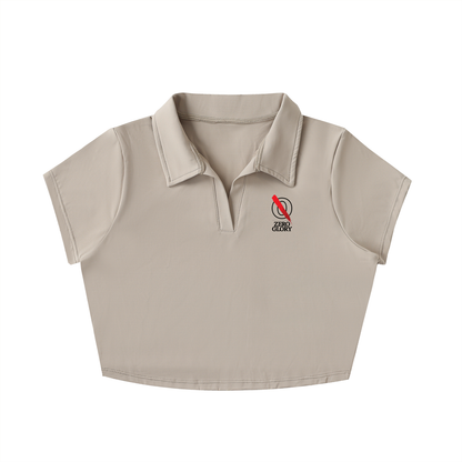 Zero Glory Women’s Beige Crop Top by Shannon Spence