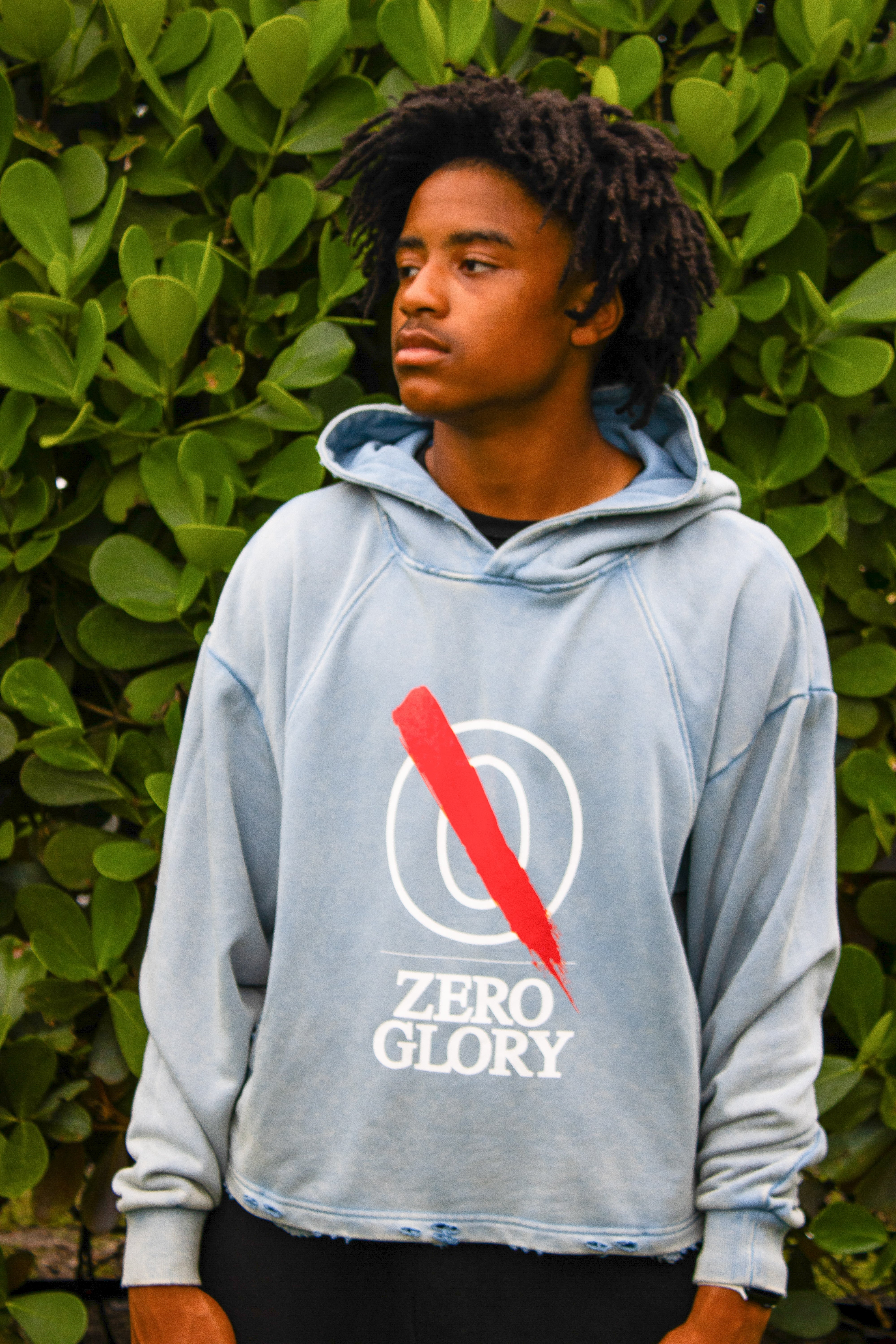 Denim “Fade” Hoodie by Zero Glory