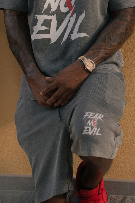 Fear No Evil “Ashes” Waffle Shorts by Zero Glory