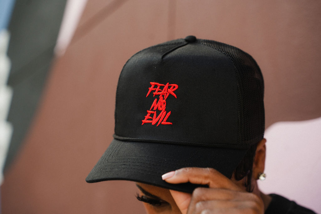 Fear No Evil Bloodline Trucker Hat by Zero Glory
