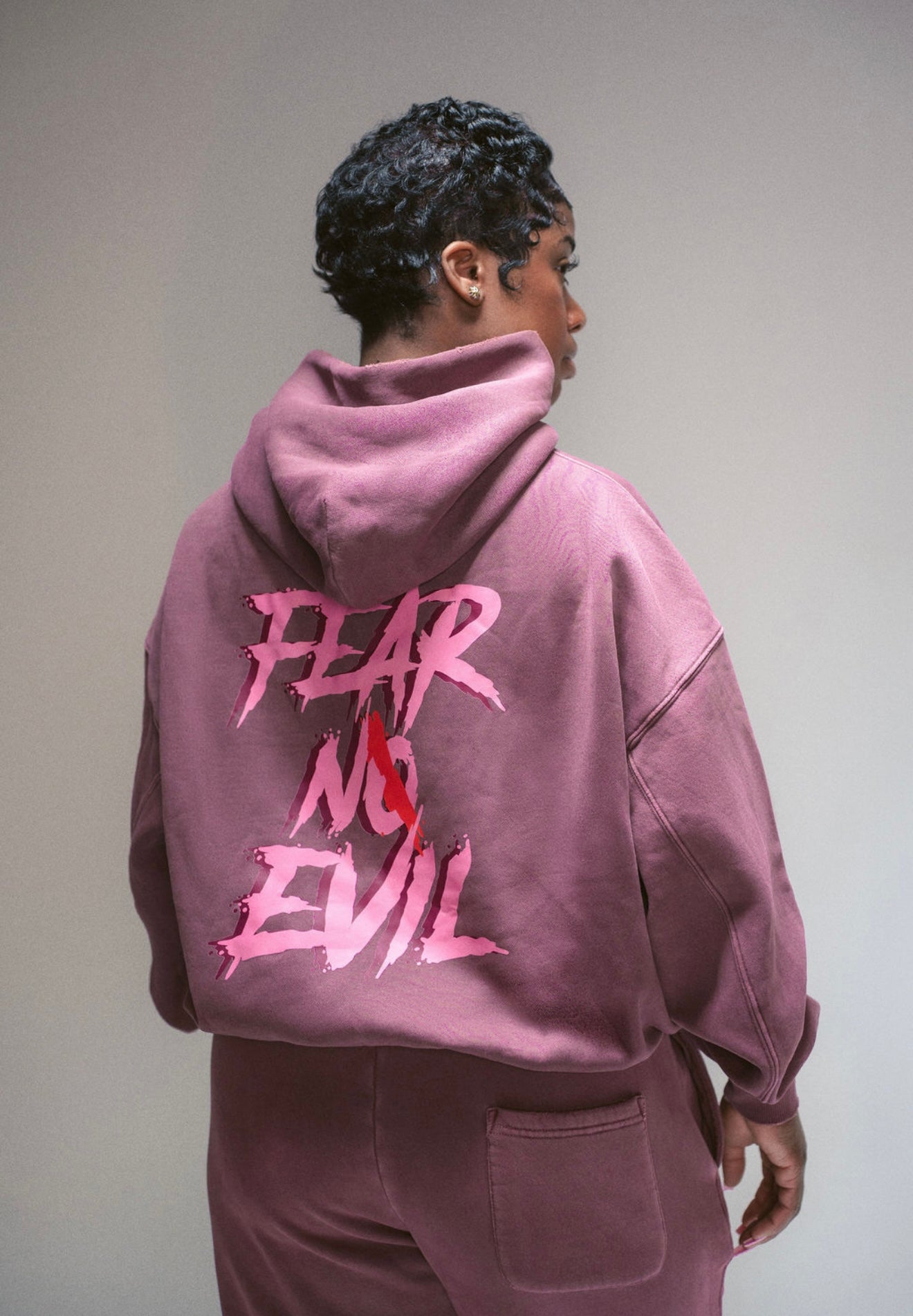 Unisex Pepto Fleece Hoodie by Zero Glory