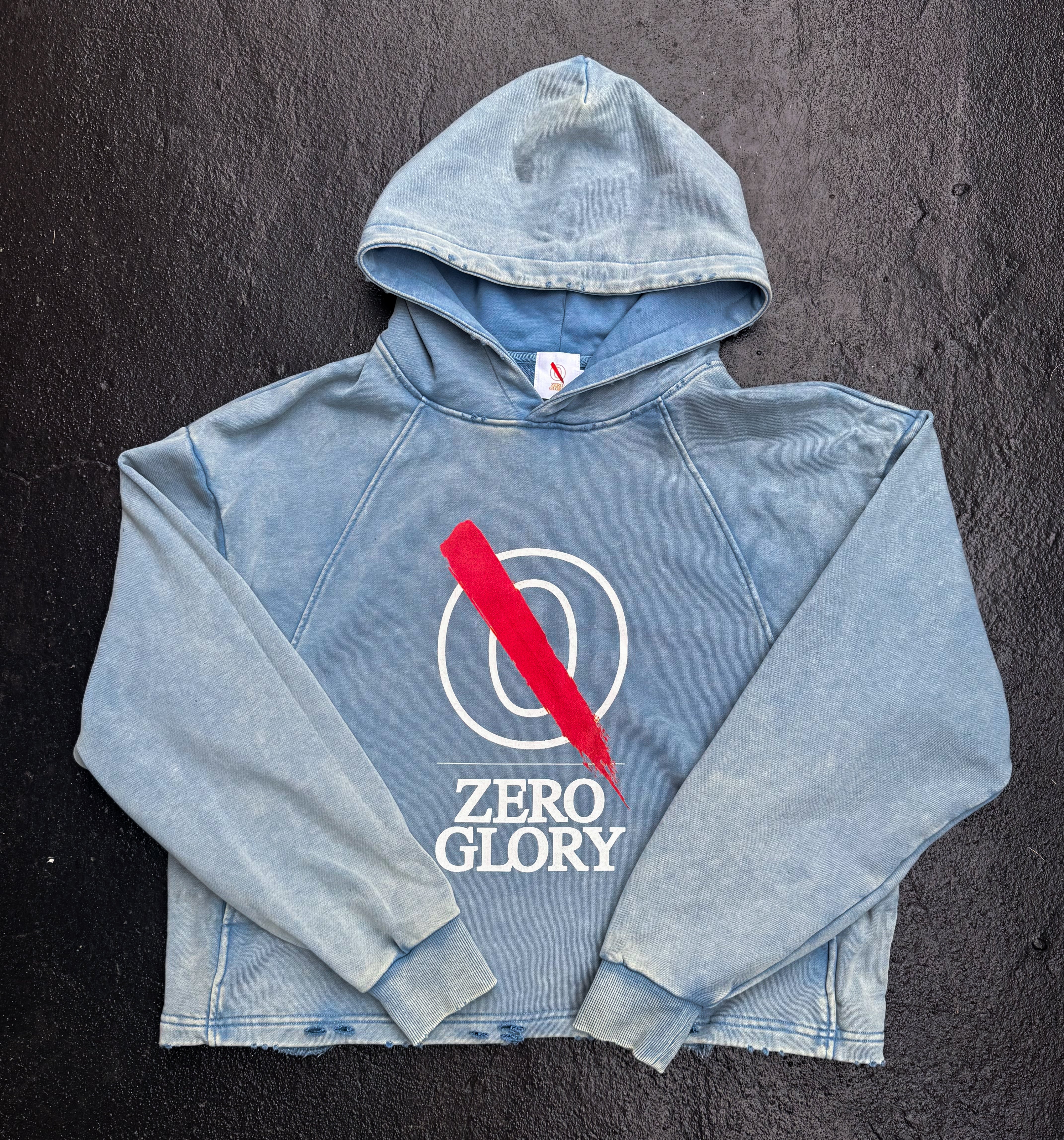 Denim Hoodie by Zero Glory