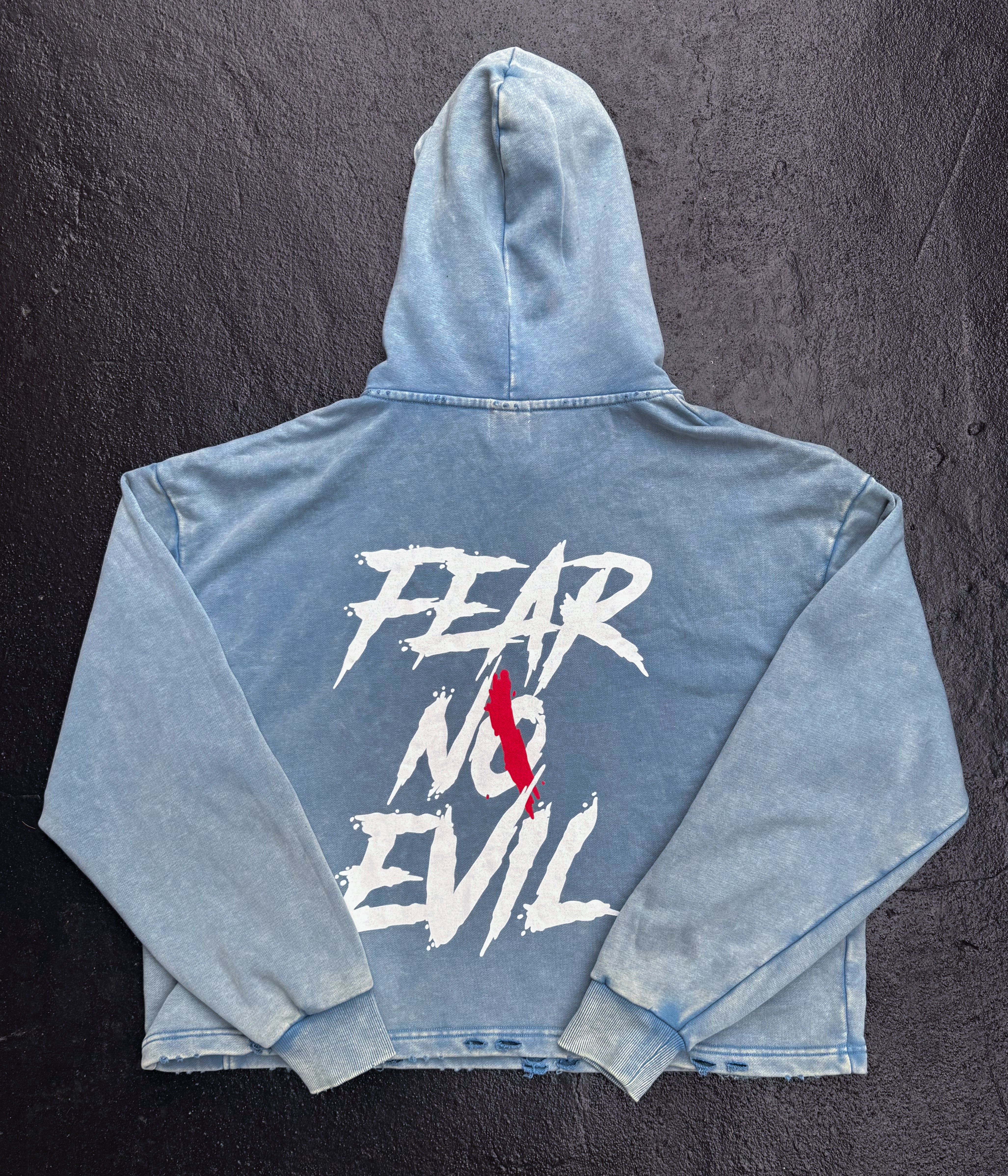 Denim Hoodie by Zero Glory