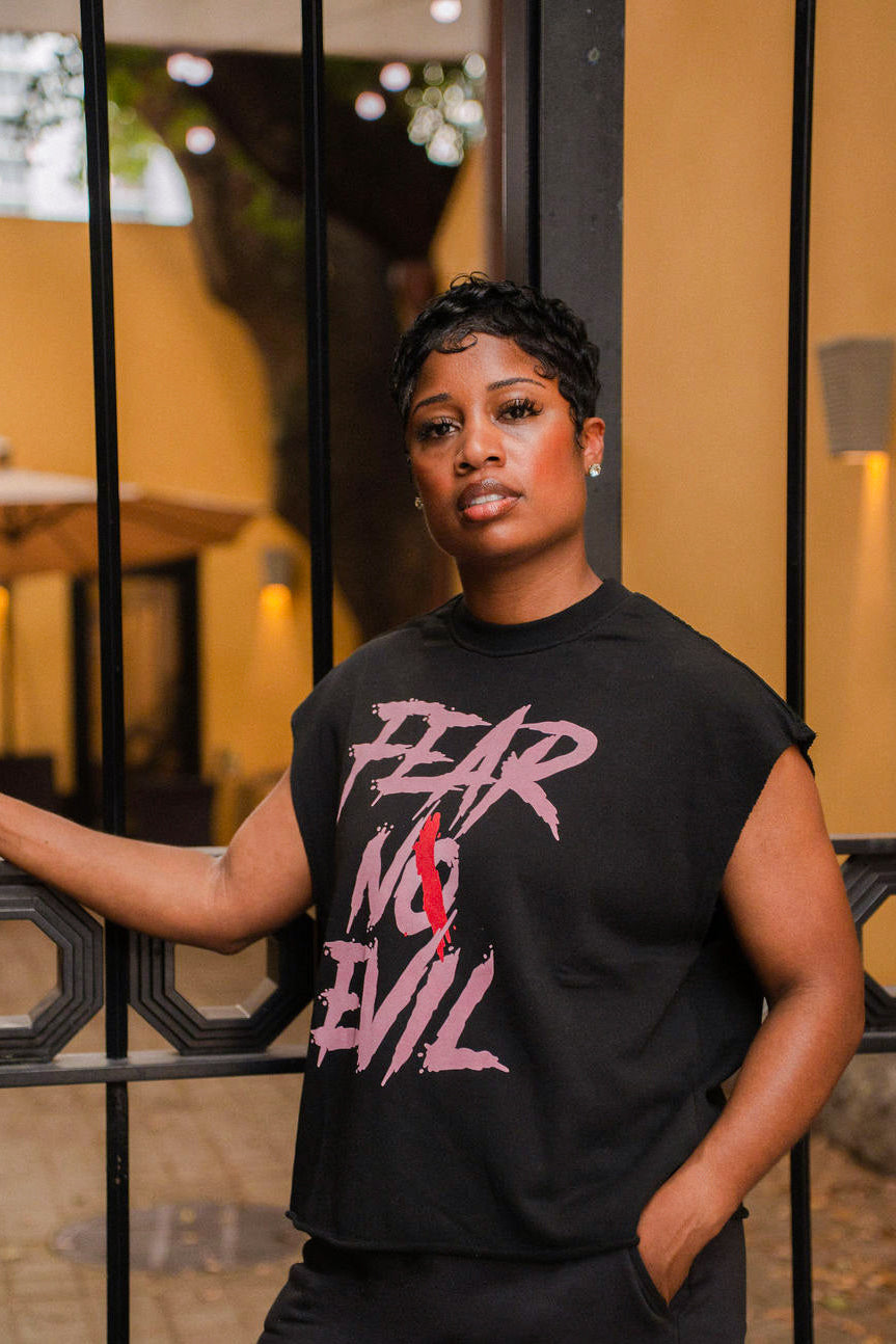 Fear No Evil “Halo" Boxy Tank by Zero Glory