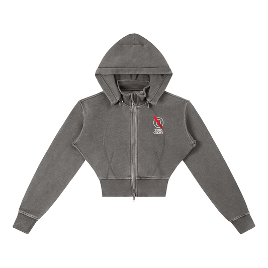 Zero Glory Women’s Vintage Washed Crop Top by Shannon Spence