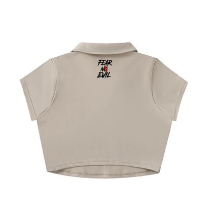 Zero Glory Women’s Beige Crop Top by Shannon Spence