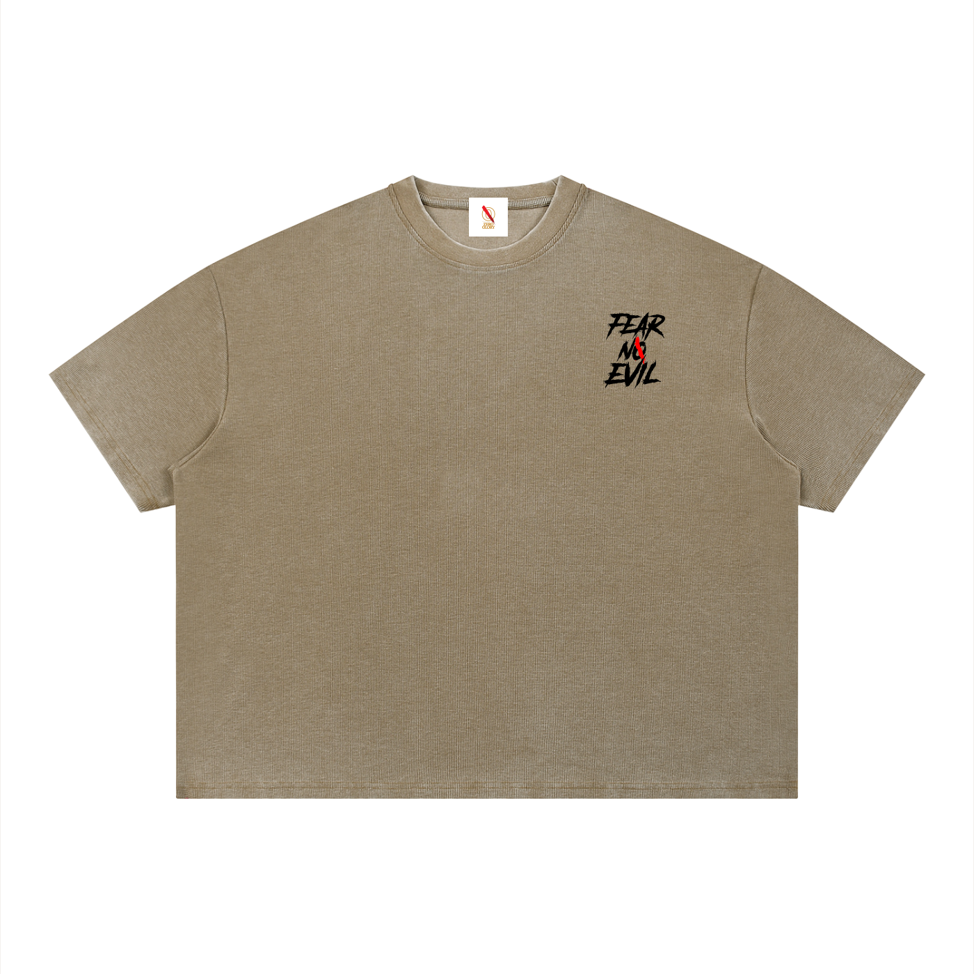 Fear No Evil Refined Waffle Tee