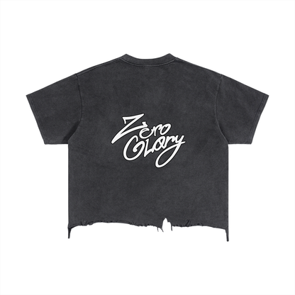 Zero Glory Boxy Distressed Casual Shirt by Shannon Spence