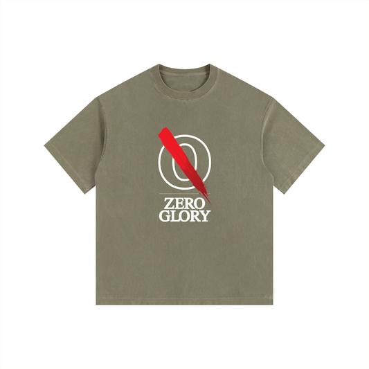 Zero Glory Olive Washed Casual Shirt by Shannon Spence