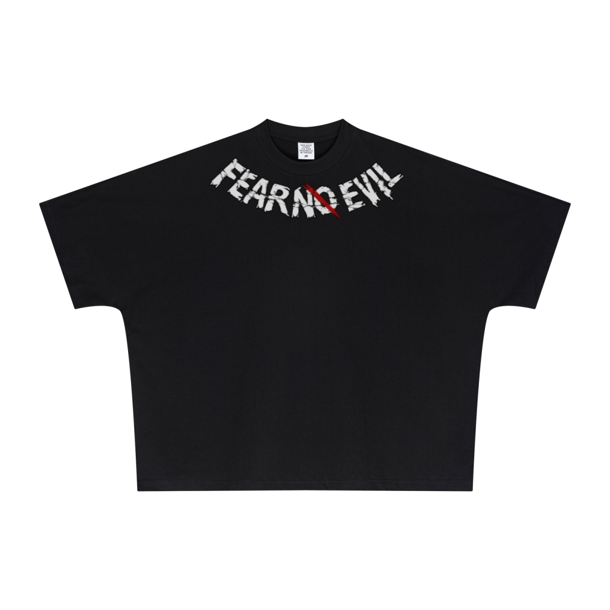 270GSM Unisex Batwing Sleeve T-shirt Black