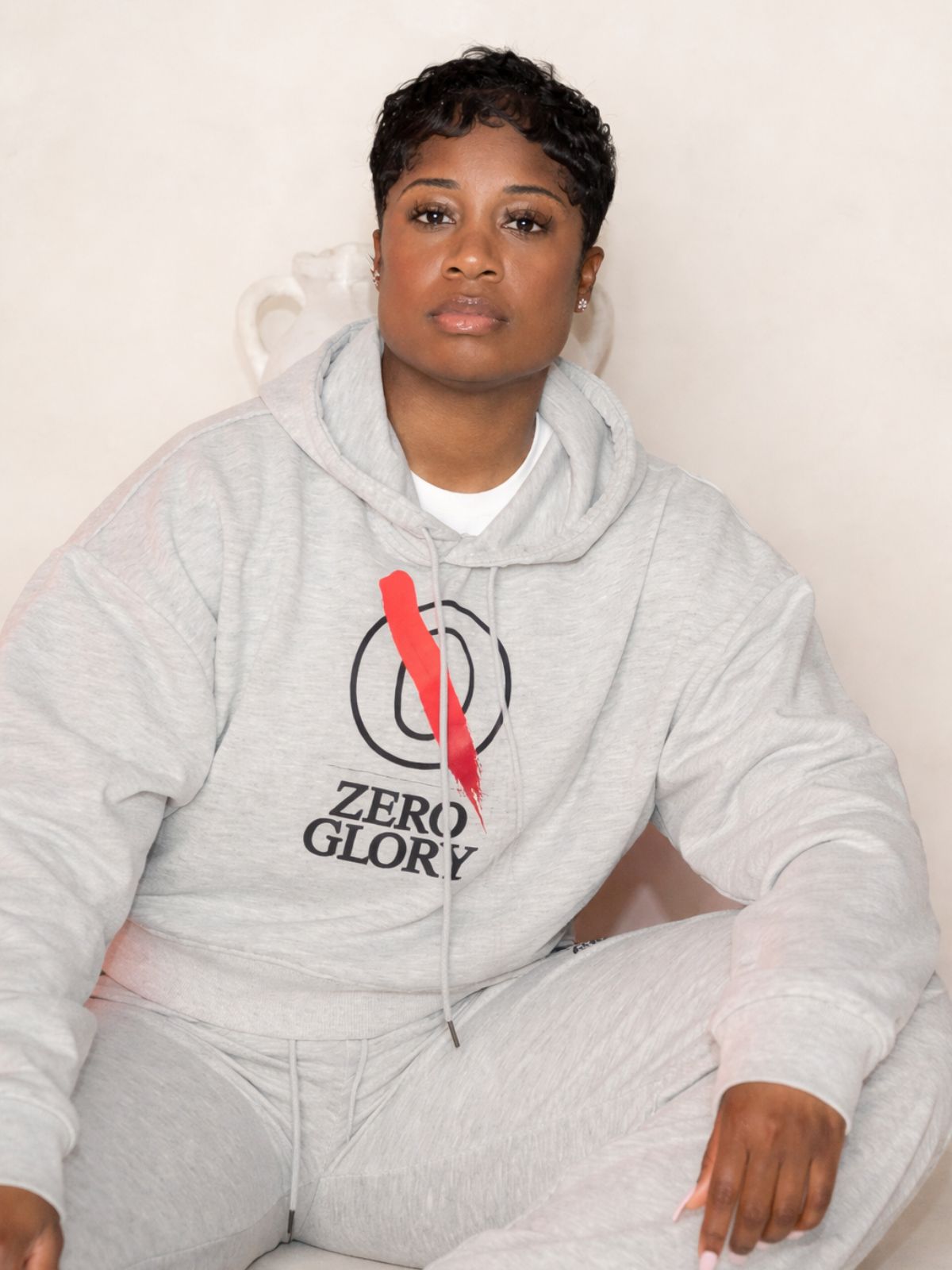 Women's Cropped Hoodie by Zero Glory