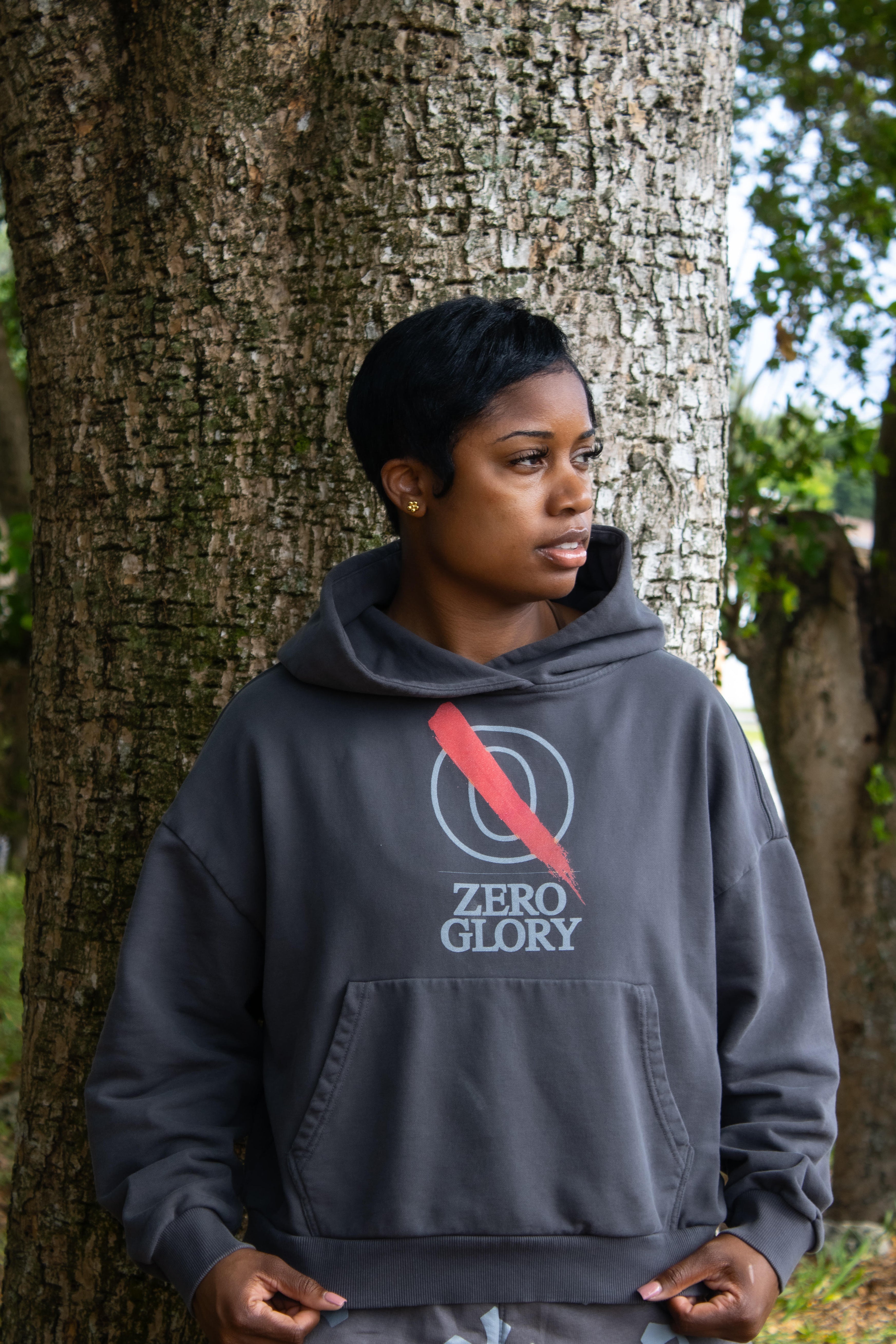 Ghosted Gray Hoodie by Zero Glory