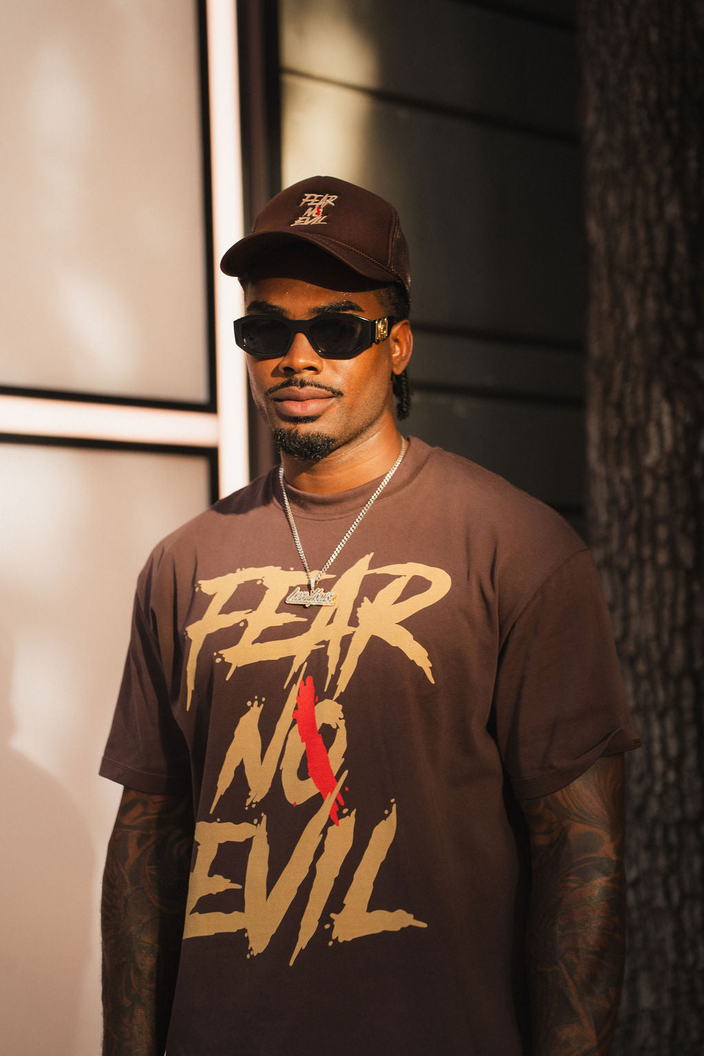 Fear No Evil “Desert Authority” Tee by Zero Glory