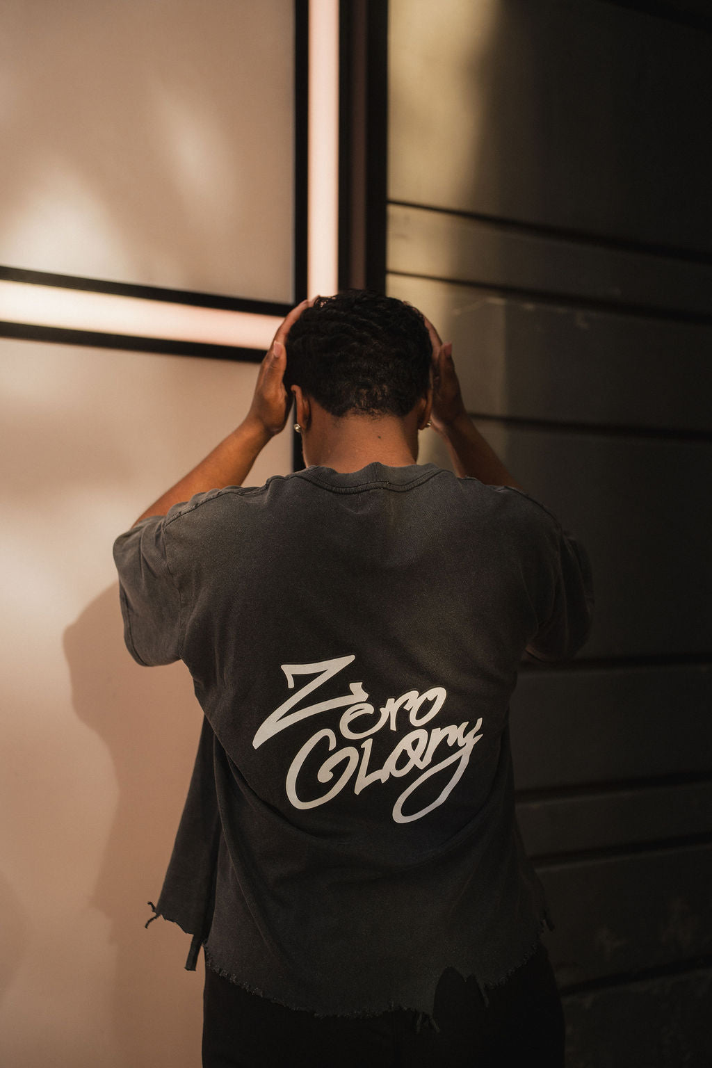 Distressed Unisex Casual Shirt by Zero Glory